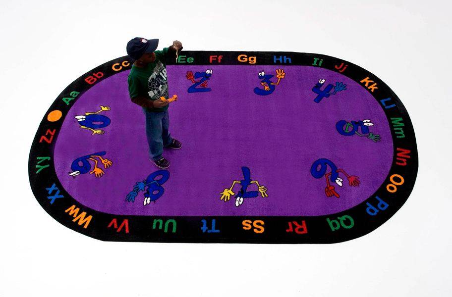 Counting Hands Kids Rug