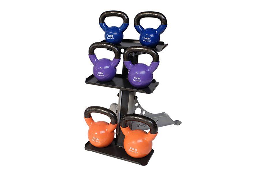 Body-Solid 3-Tier Kettlebell Rack - view 3