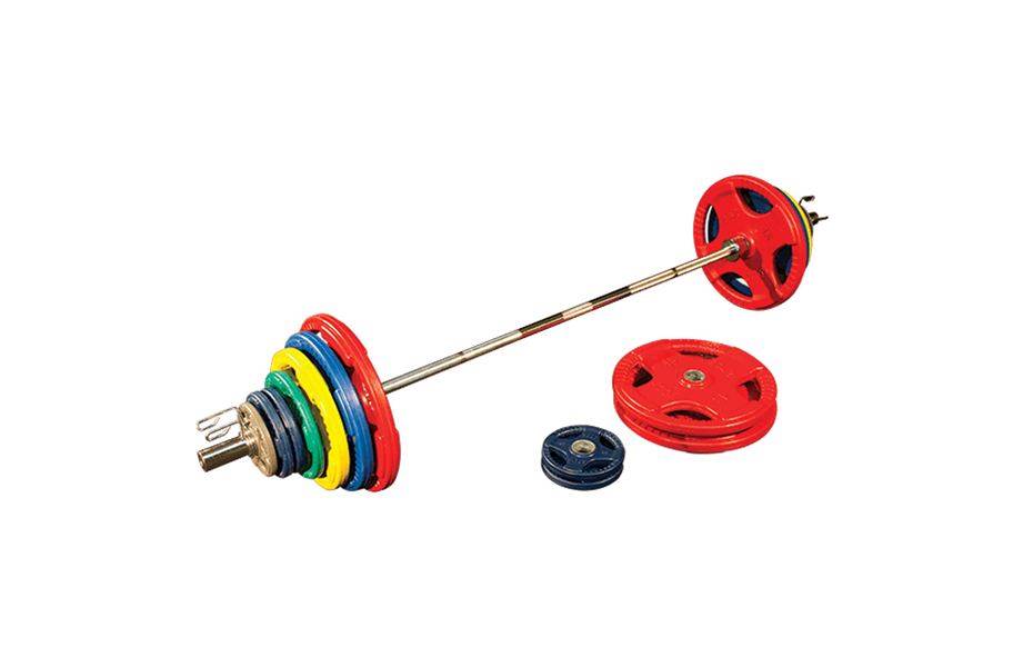 Body-Solid Colored Rubber Grip Olympic Sets - view 2
