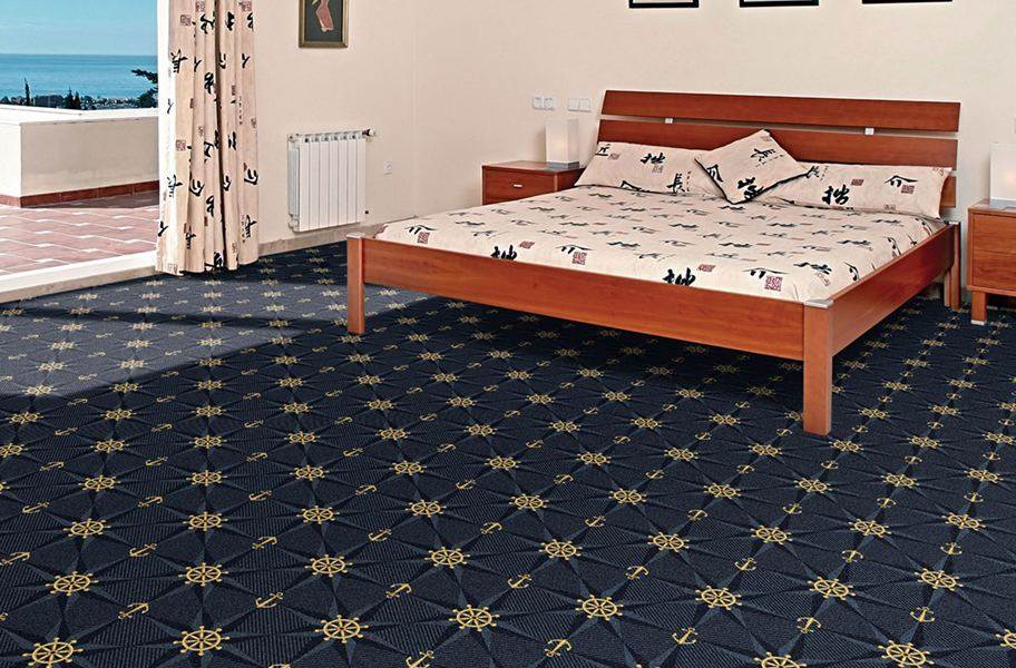 Joy Carpets Mariner's Tale Carpet - Navy
