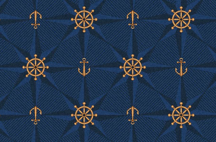 Joy Carpets Mariner's Tale Carpet - Navy