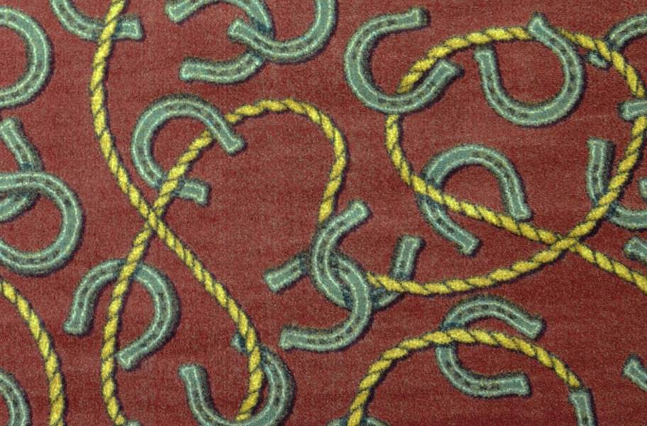 Joy Carpets Rodeo Carpet - Burgundy