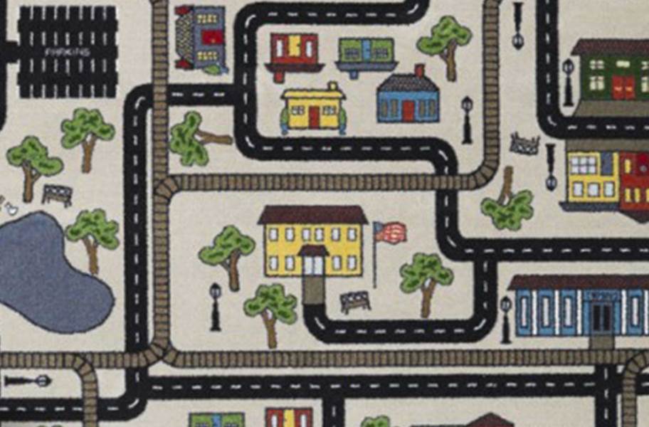 Joy Carpets Tiny Town Carpet - Pewter