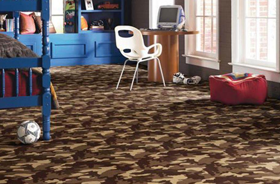 Shaw Camouflage Carpet - Take Cover
