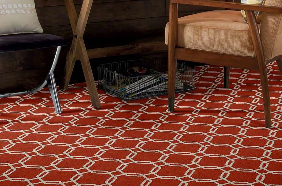 Shaw Defined Beauty Waterproof Carpet - Coral - view 6