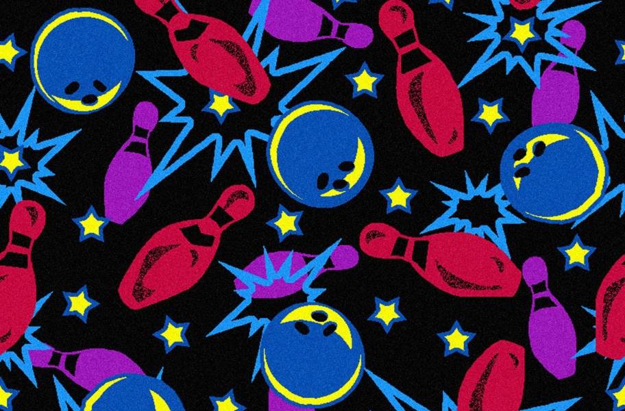 Joy Carpets Neon Lights Carpet - Retro Bowl