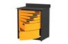 Swivel Storage 6-Drawer Stationary Cabinet