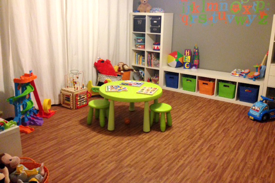 soft tiles for playroom