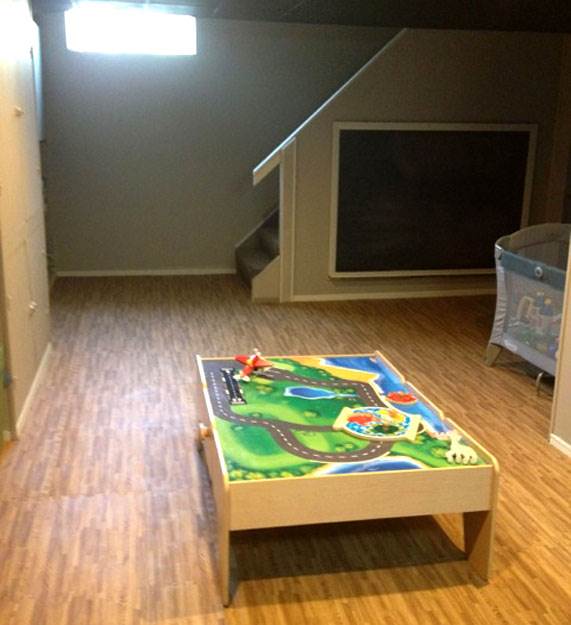 Customer review image of  in basement