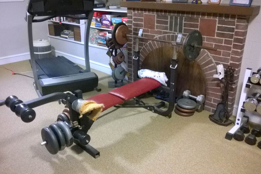 Customer review image of  in Basement Gym