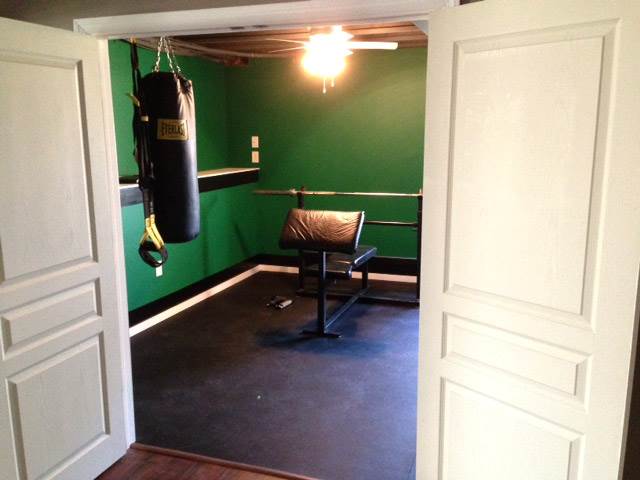 Customer review image of  in Basement home gym