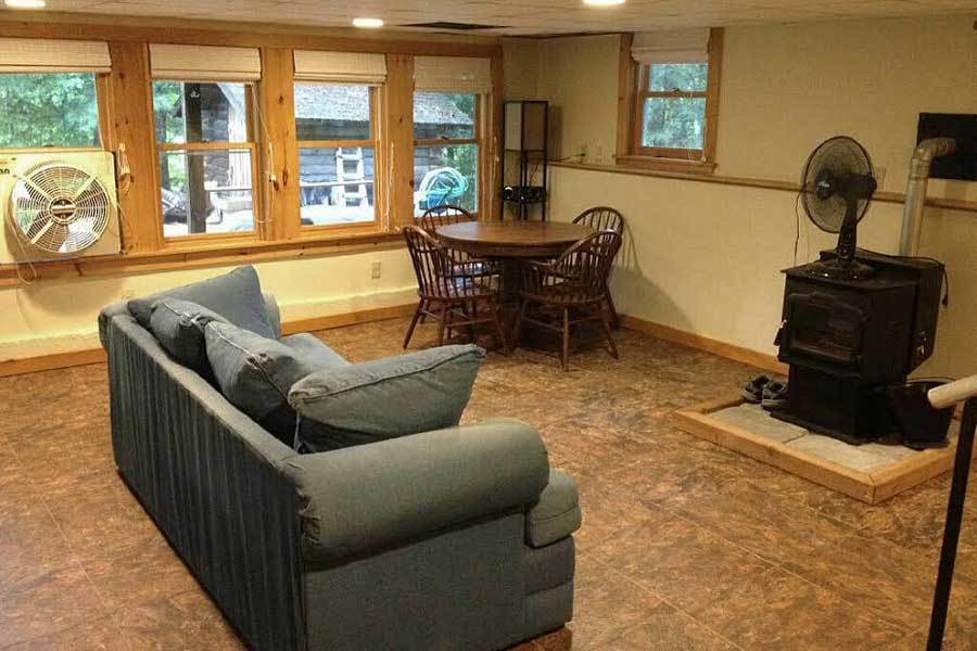 Customer review image of  in lower level living at lake home
