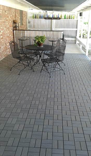 Customer review image of  in Concrete patio