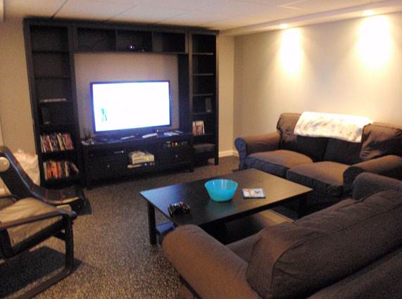 Customer review image of  in Basement Media Room