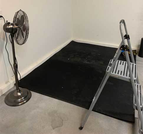Customer review image of  in garage home gym 