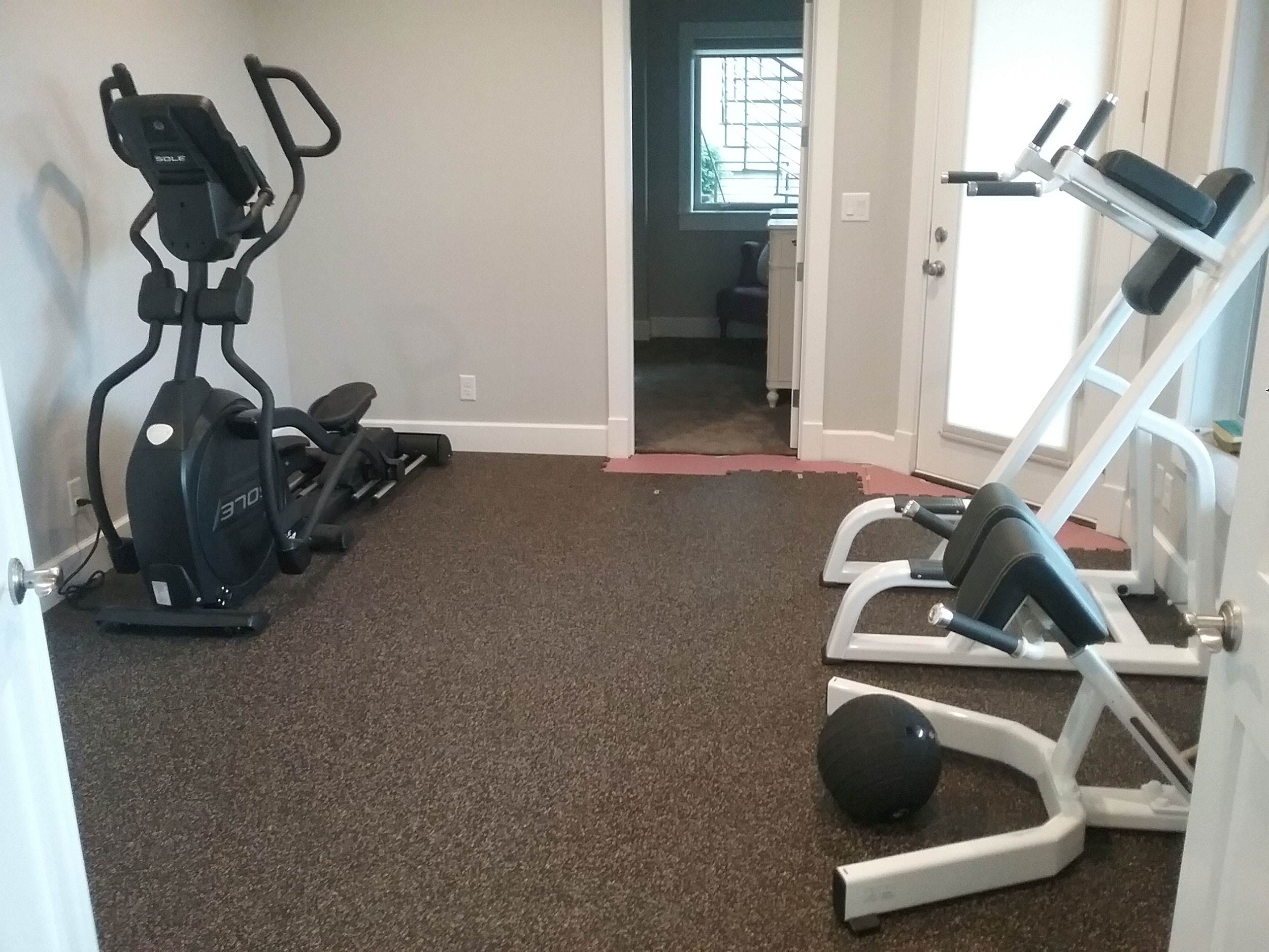 Customer review image of  in Downstairs exercise room