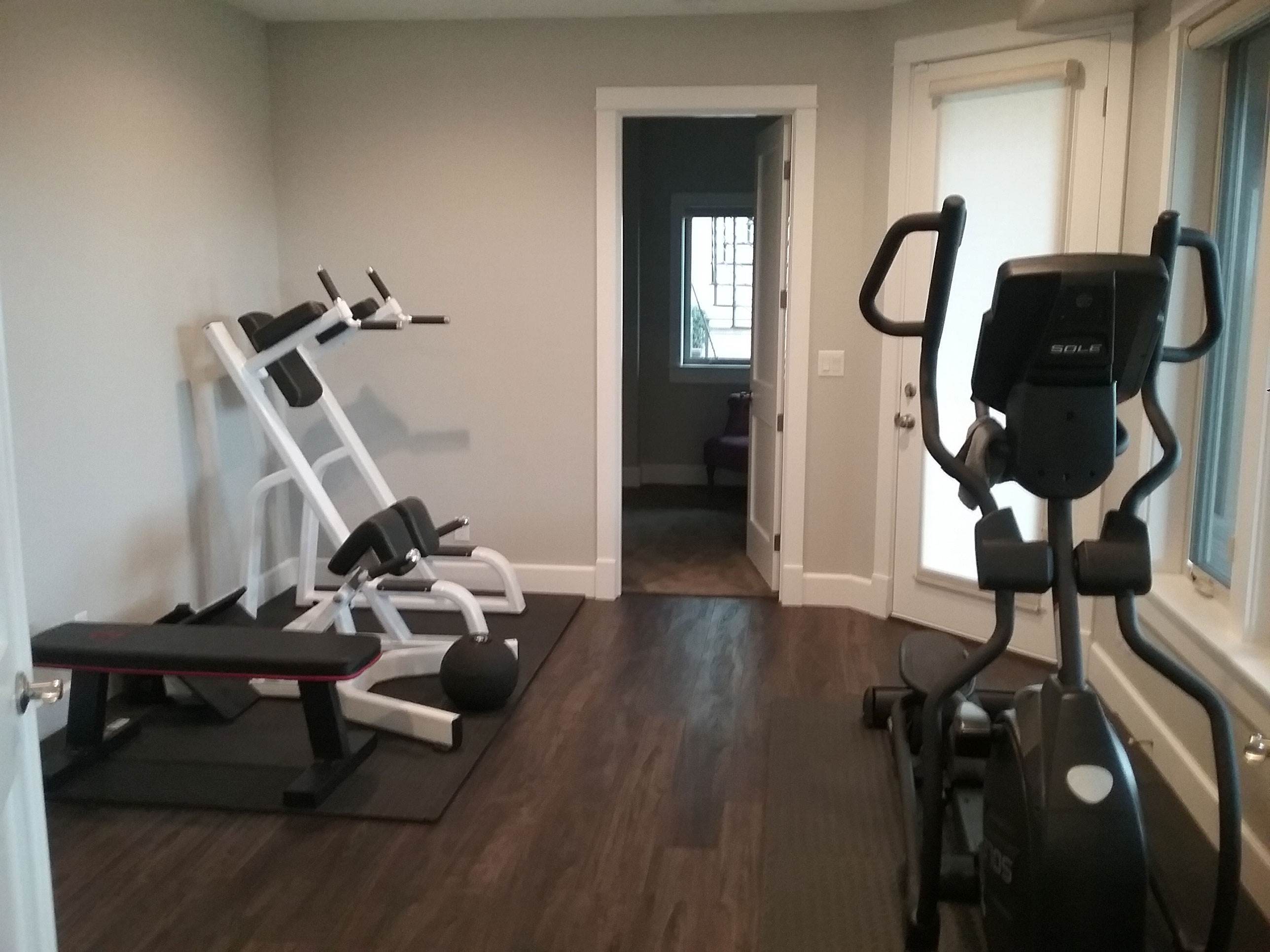 Customer review image of  in Downstairs exercise room