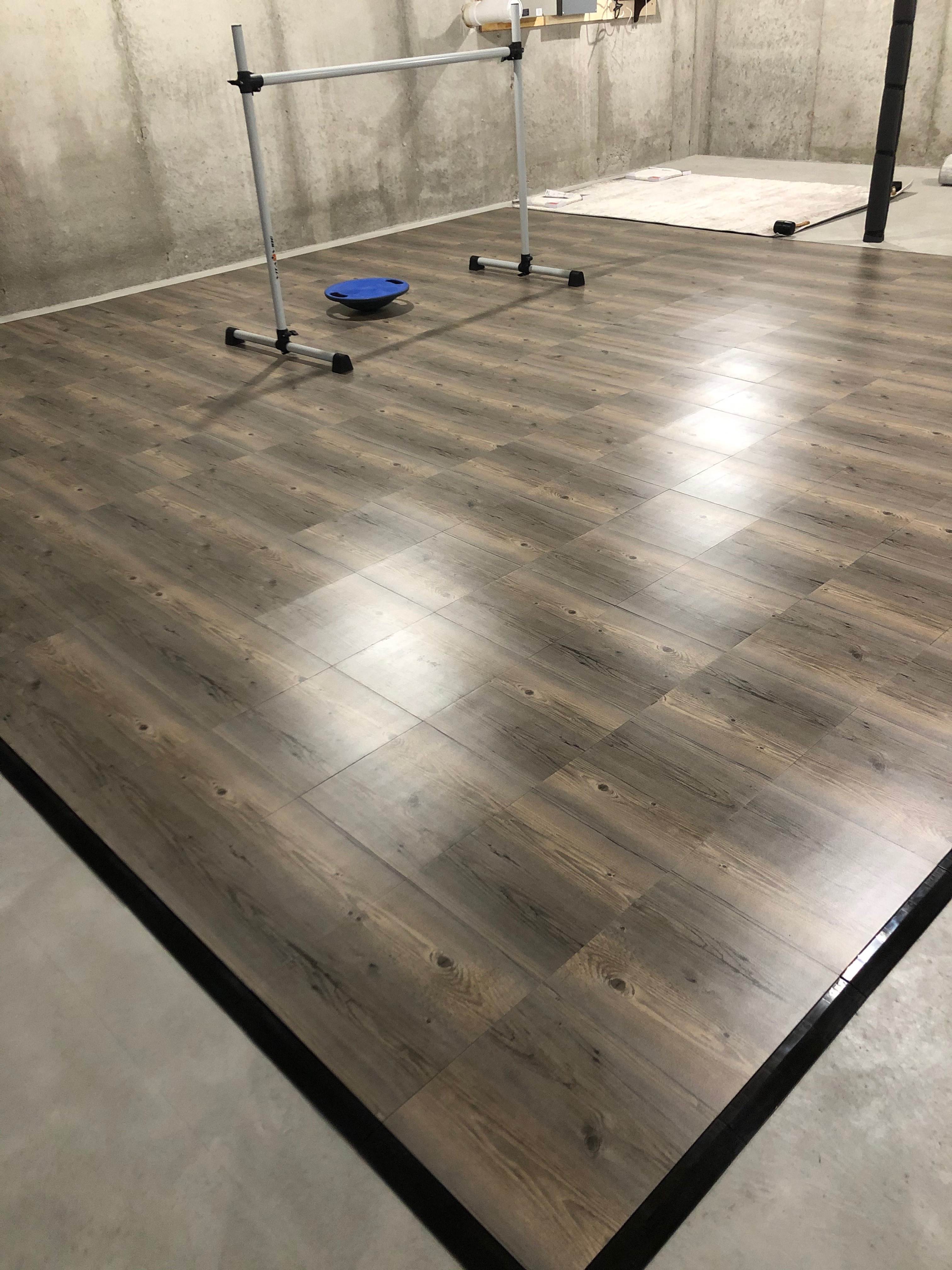 Customer review image of  in Basement-Concrete subfloor