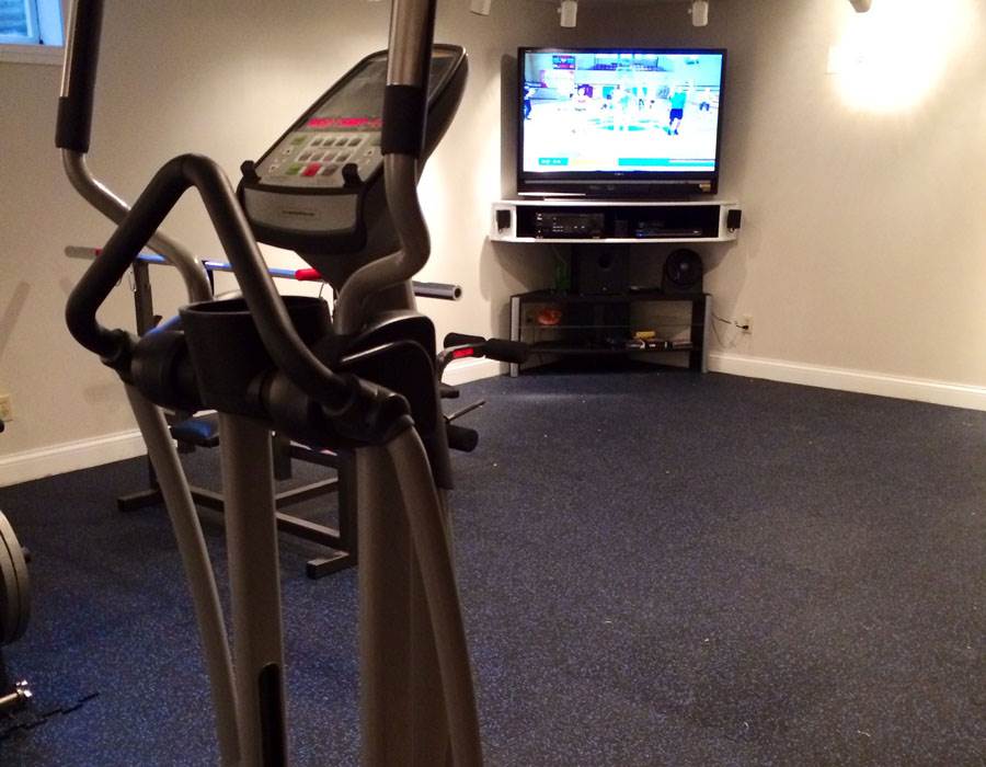 Customer review image of  in Basement home gym