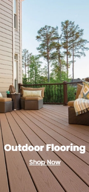 save 25% off outdoor flooring